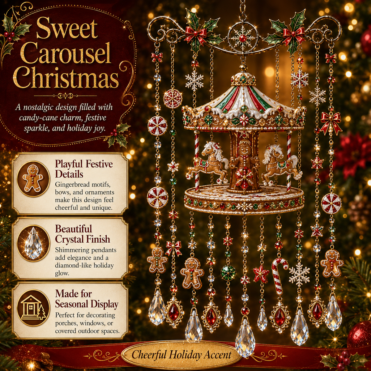 🎁LAST DAY — LIMITED TIME 49% OFF!Magical Christmas Wind Chime