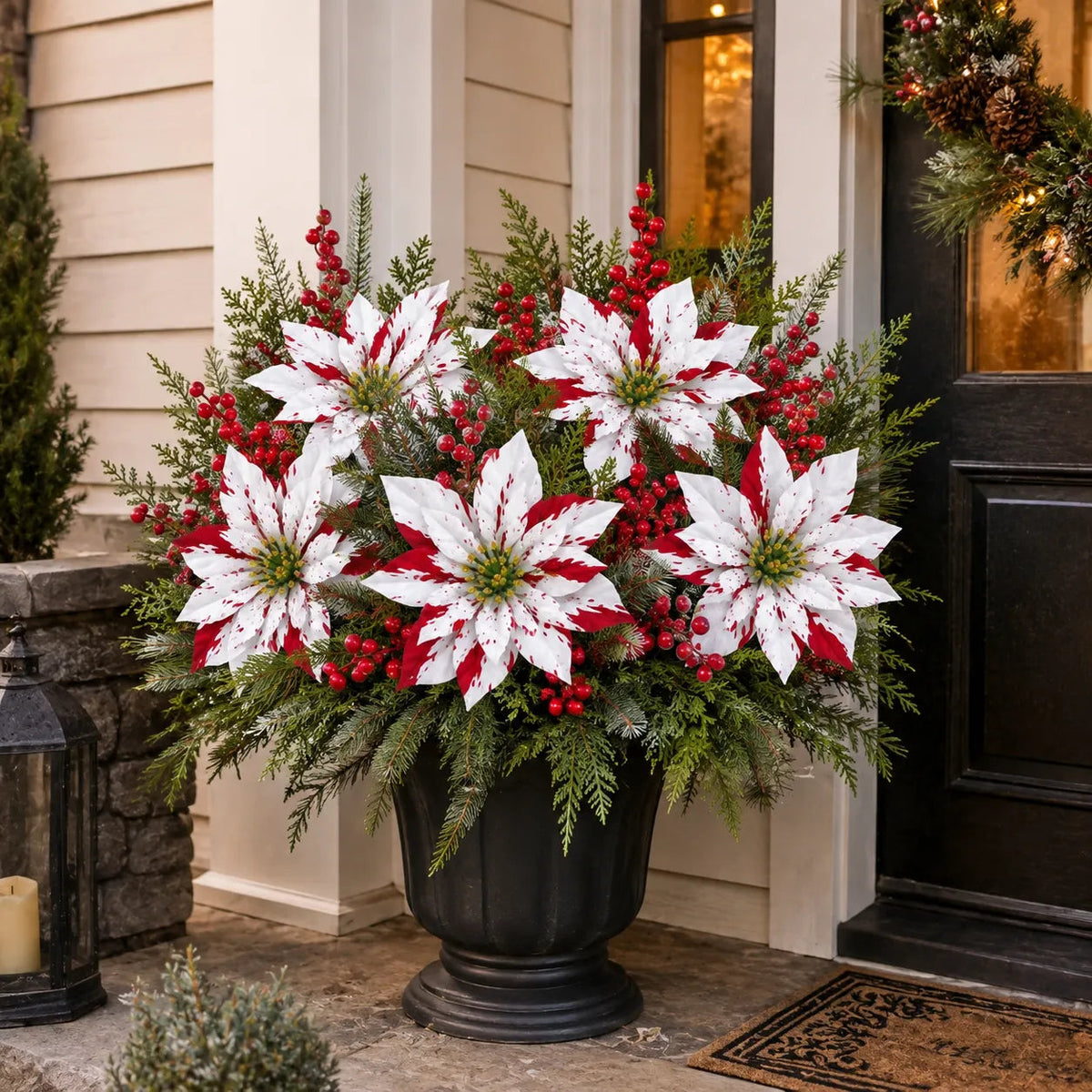 ❀Last Day 60% OFF🔥Christmas Poinsettia Planter Inserts