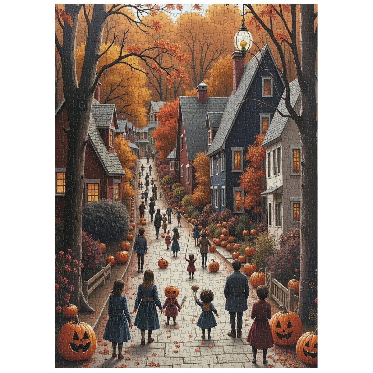 Pumpkin Street Jigsaw Puzzle 1000 Pieces