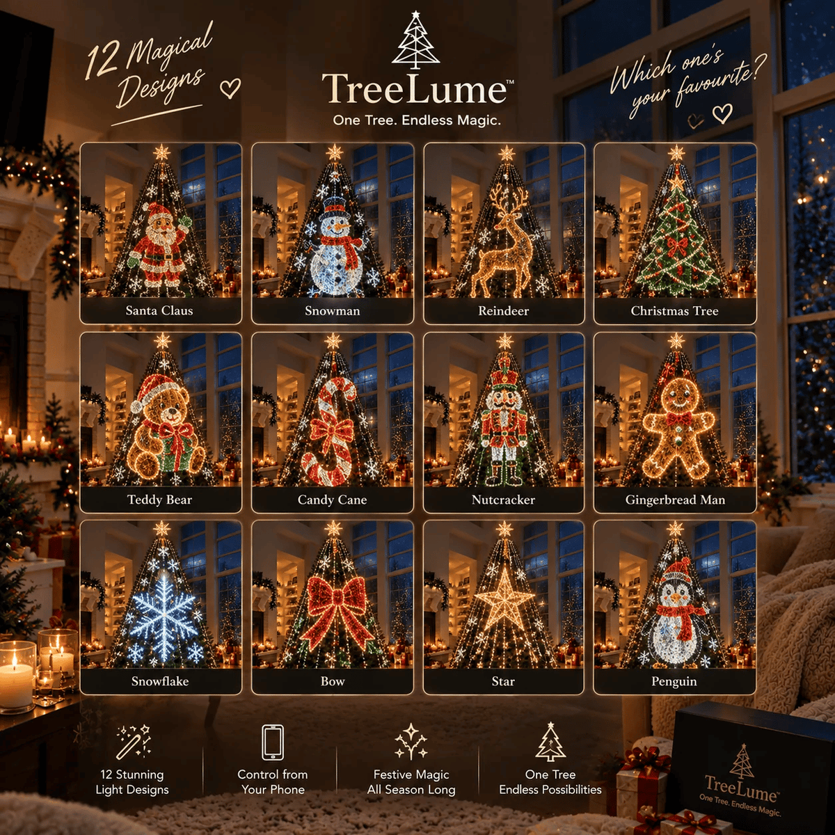 🔥 SPECIAL OFFER | 🎄✨Christmas Led Jingles — Smart Animated Christmas Tree Lights