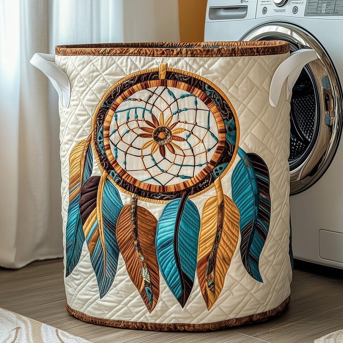 Dreamcatcher Quilted Laundry Basket GFTOTP12412