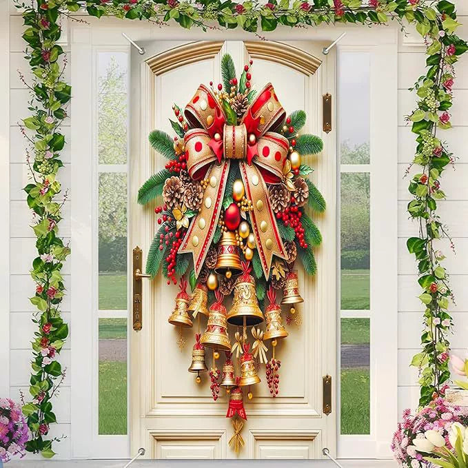 Christmas Bell Door Curtain