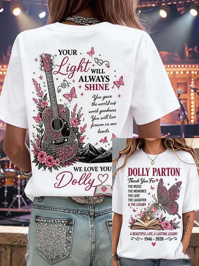 Country Singer Commemorative Printed T-Shirt