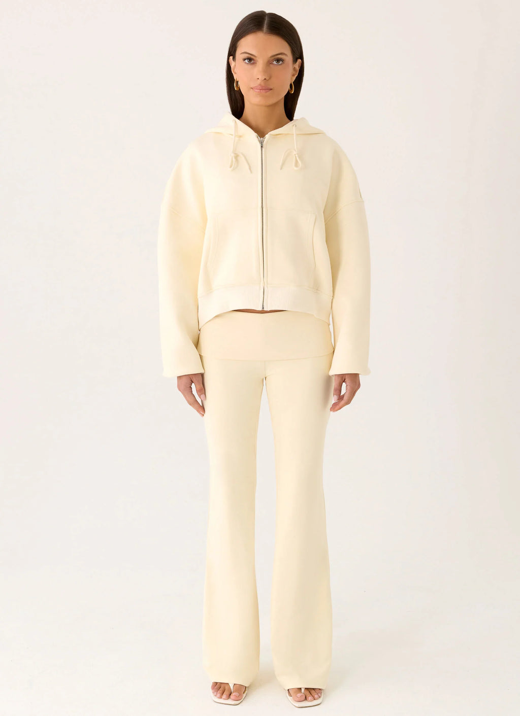 Elio Zip Hoodie - Baby Yellow