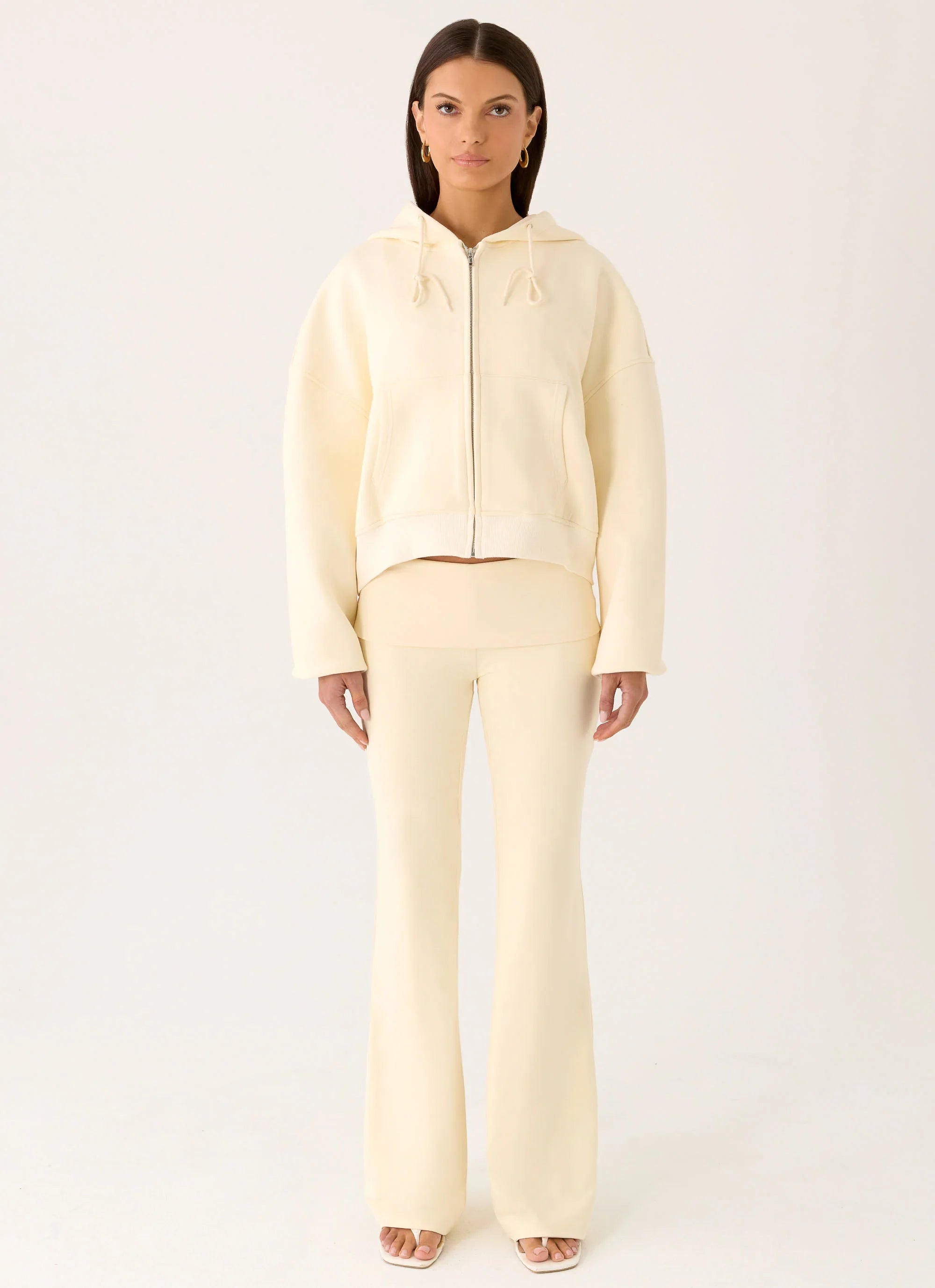 Elio Zip Hoodie - Baby Yellow
