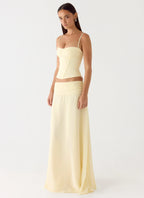 Natalya Maxi Skirt - Yellow