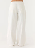 Seethal Low Rise Pants - White