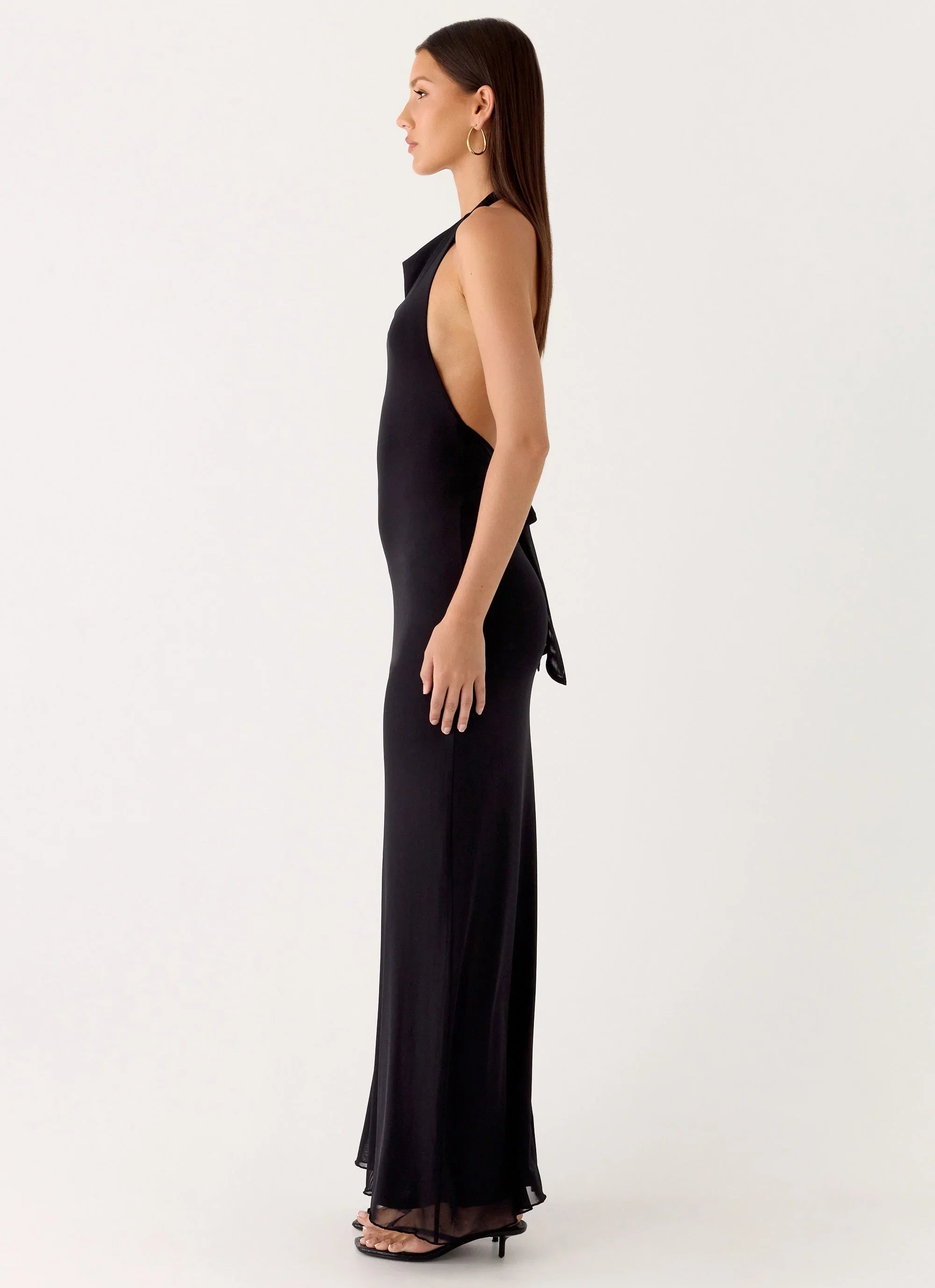 Starlight Nights Maxi Dress - Black
