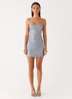 Danali Mini Dress - Silver
