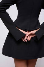 Split Sleeve Mini Dress