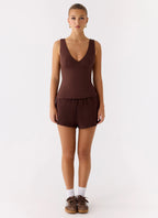 Hard To Tame Top - Chocolate
