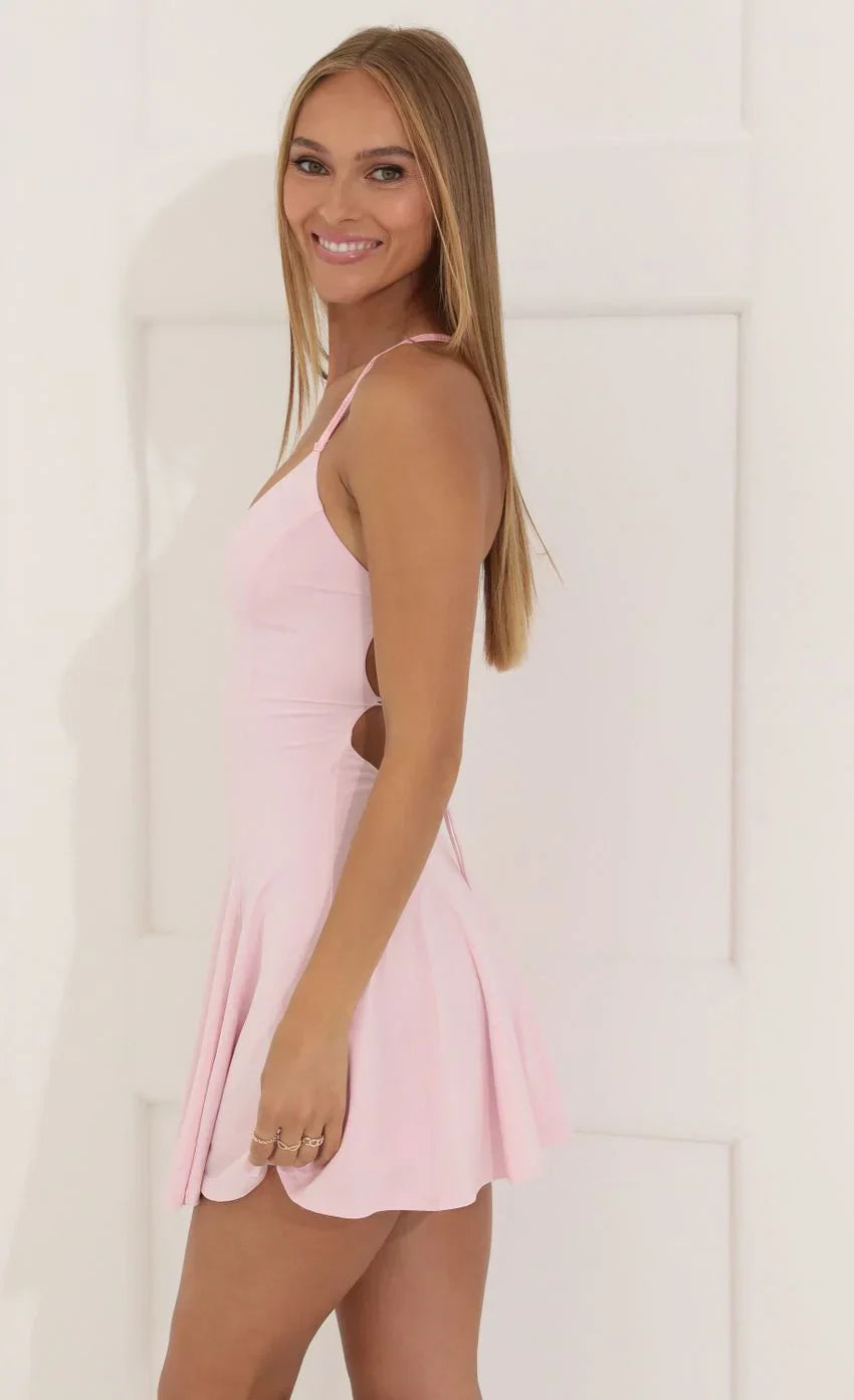 A-line Dress in Pink