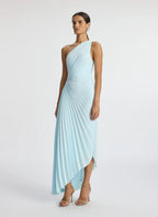 Delfina Matte Pleated Dress