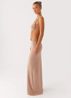 Kika Maxi Dress - Beige