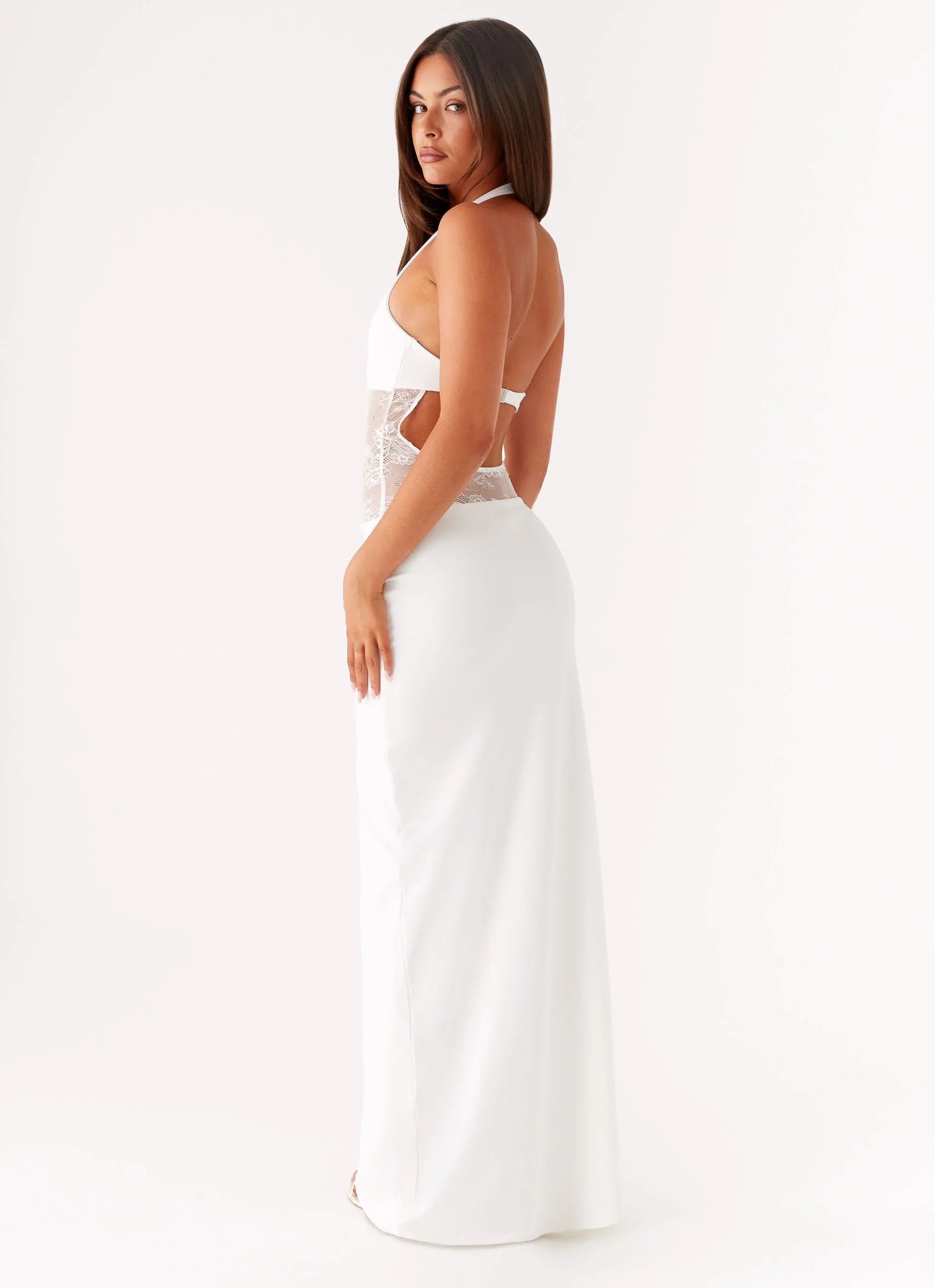 Main Focus Maxi Dress - White