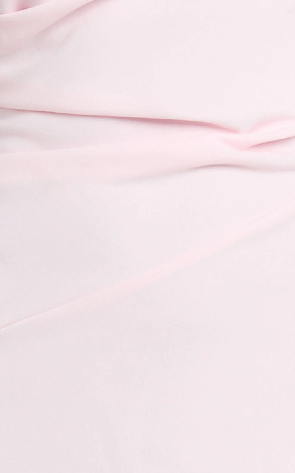 Visenta Midi Dress - Asymmetrical Sleeve Dress in Pink