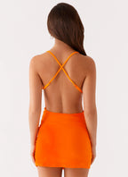 Kelly Mini Dress - Orange