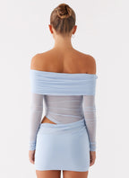 No Doubt Mini Dress - Blue