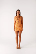Phia Mini Dress - Orange