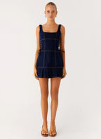 Preston Mini Dress - Indigo