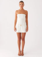 Lume Strapless Mini Dress - Ivory