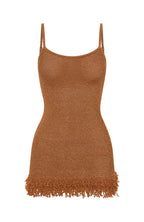 Keeping Me Awake Knit Mini Dress Orange