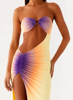 Ellisah Ombre Maxi Dress - Sunrise Ombre