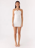 Poetry Mini Dress - White