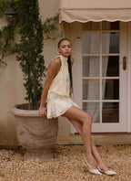 Willow Chiffon Mini Dress - Spring Meadow