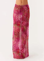 Camellia Maxi Skirt - Lavender Lagoon