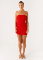 Sicily Mini Dress - Red