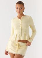 Get No Sleep Mini Skort - Butter Yellow