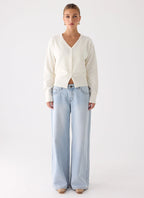 Arthur Knit Cardigan - Ivory