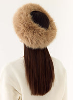 North Pole Faux Fur Headband - Cream