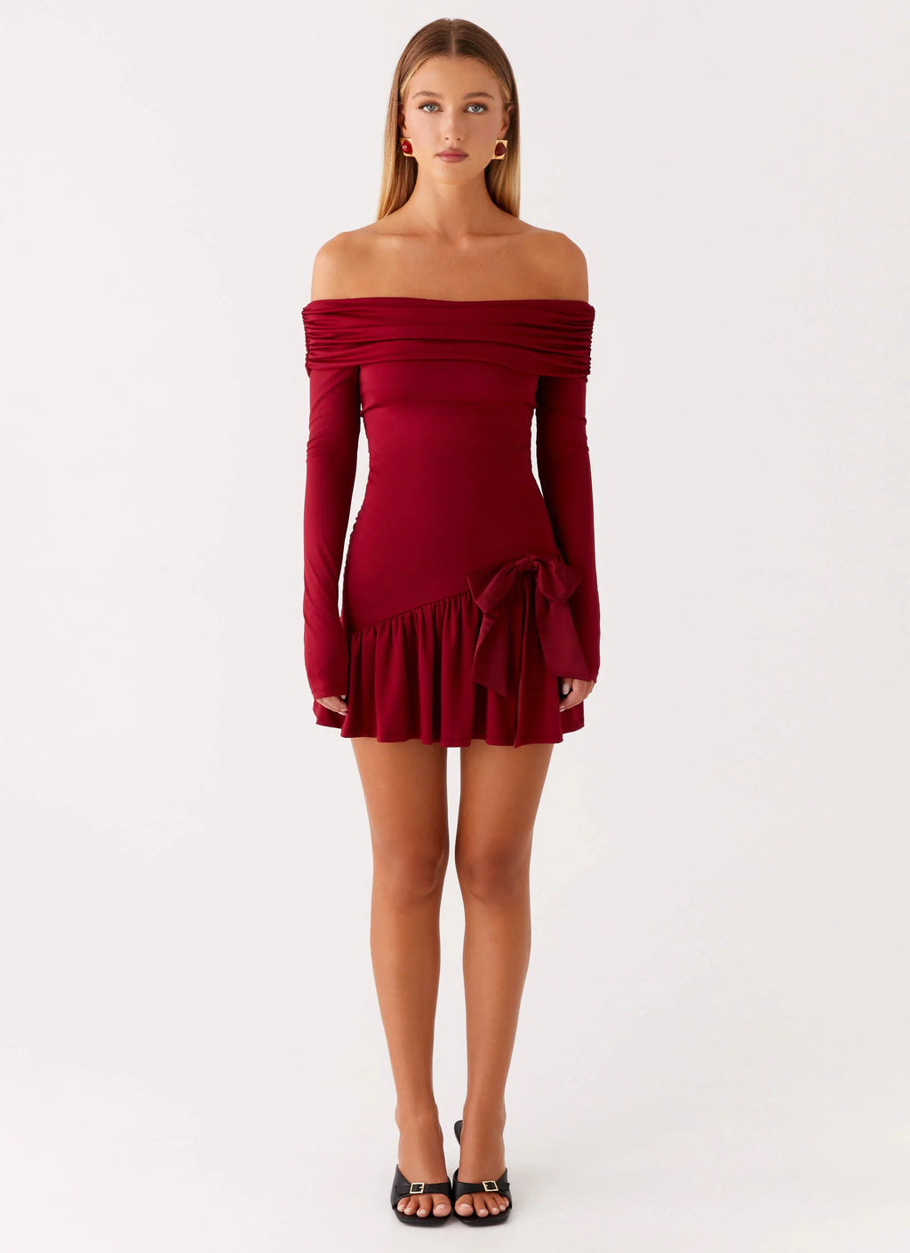 Grazia Mini Dress - Red