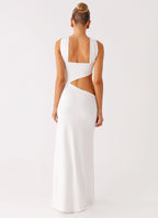 Juliander Knot Maxi Dress - White