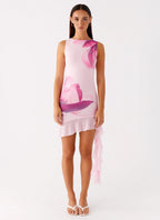 Normandy Mini Dress - Pastel Pink