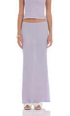 Crochet Florette Two Piece Set in Lavender