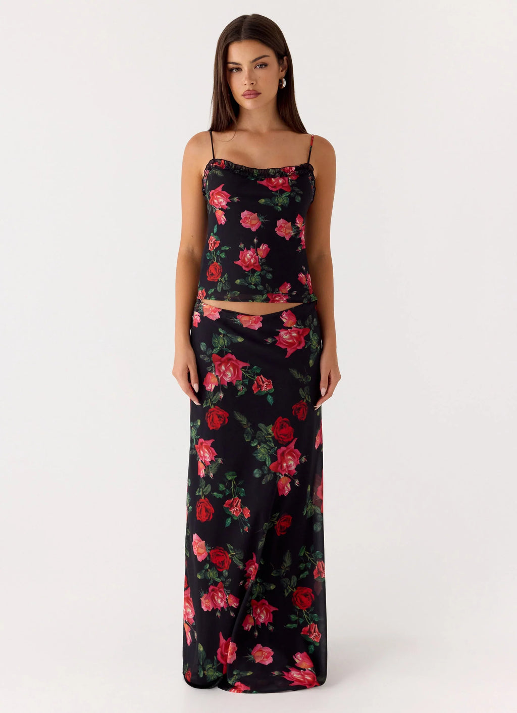 Kahlo Top - Midnight Bloom