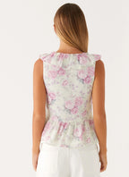 Layne Top - Vintage Floral