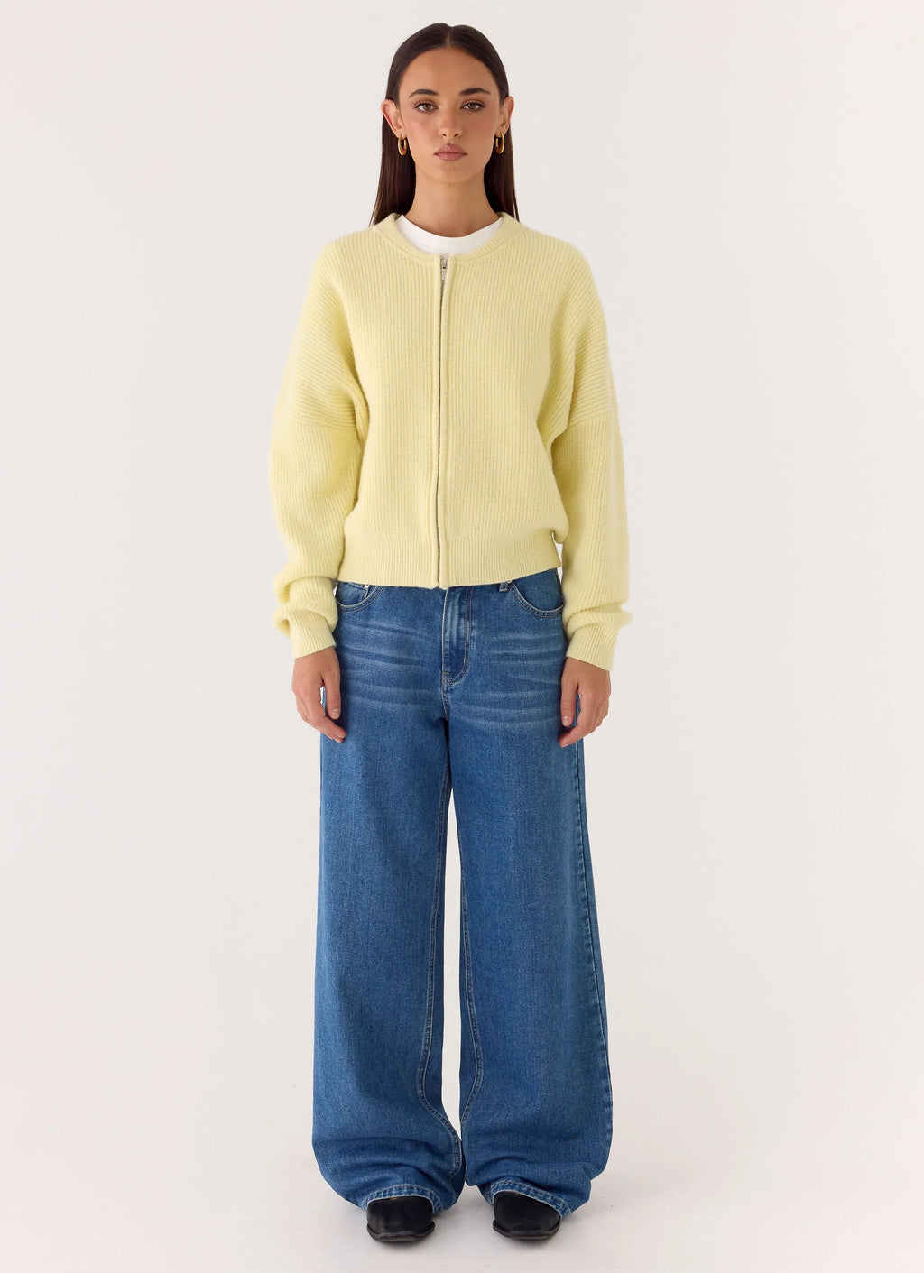 Codi Zip Jumper - Yellow