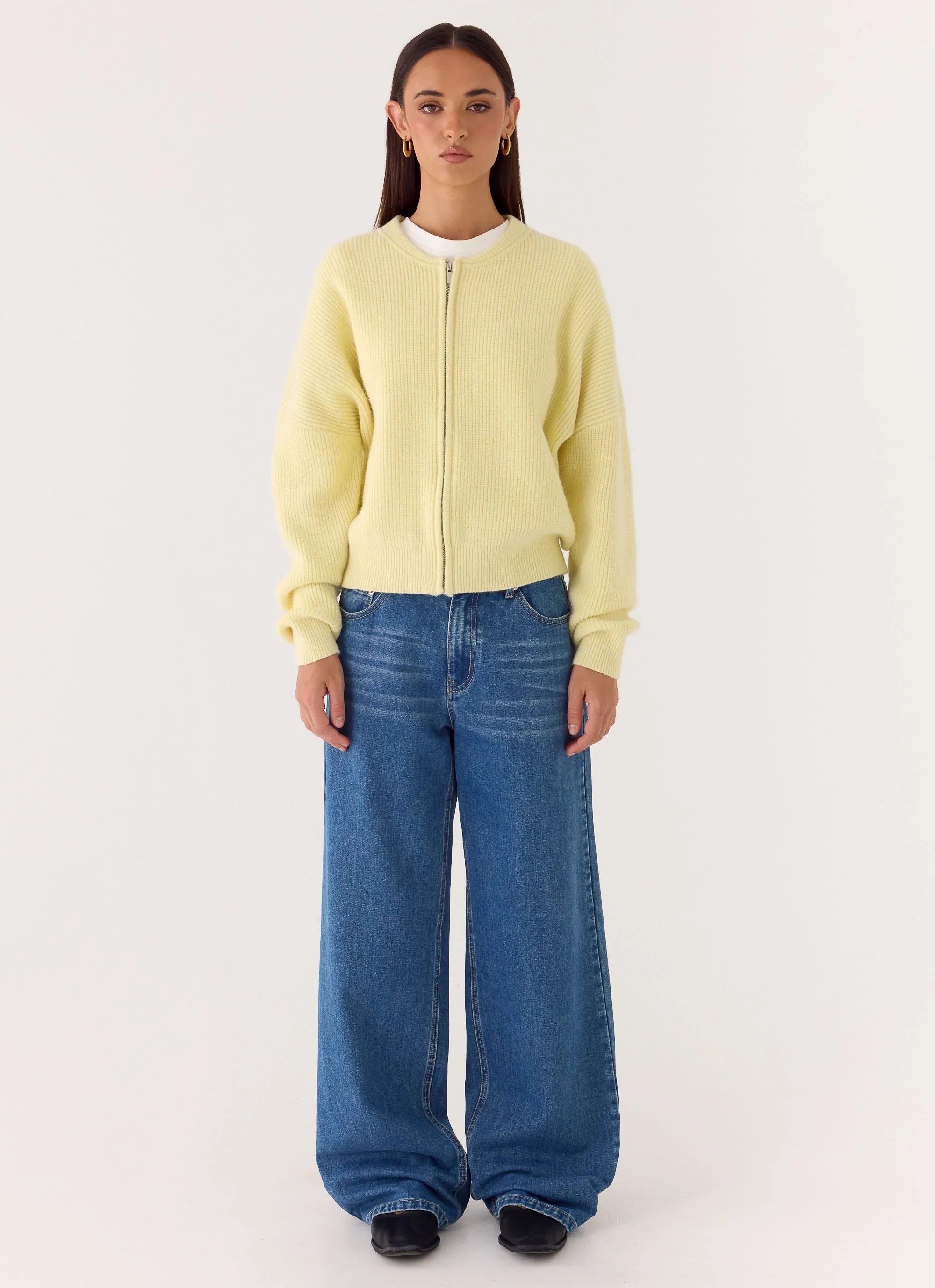 Codi Zip Jumper - Yellow