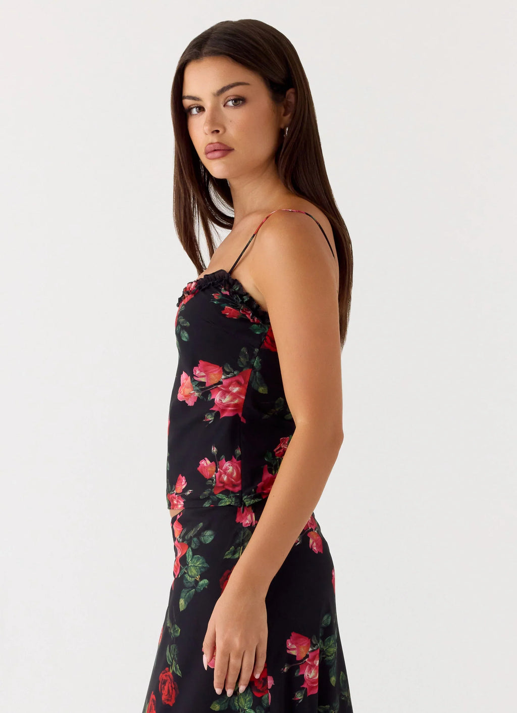 Kahlo Top - Midnight Bloom