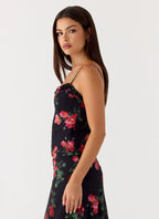 Kahlo Top - Midnight Bloom