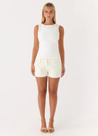 Play For It Top - Ivory