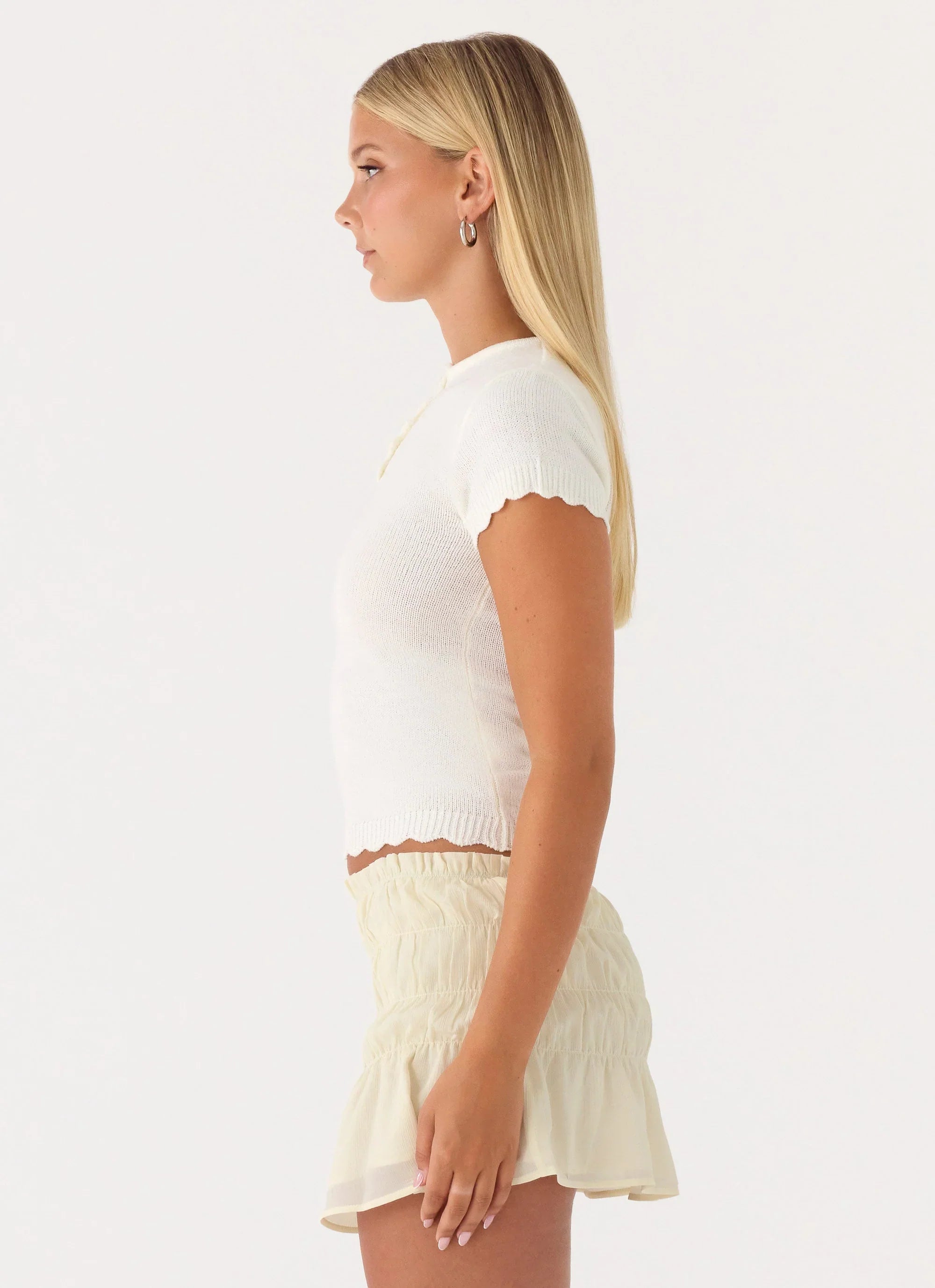 Kerrigan Knit Top - White