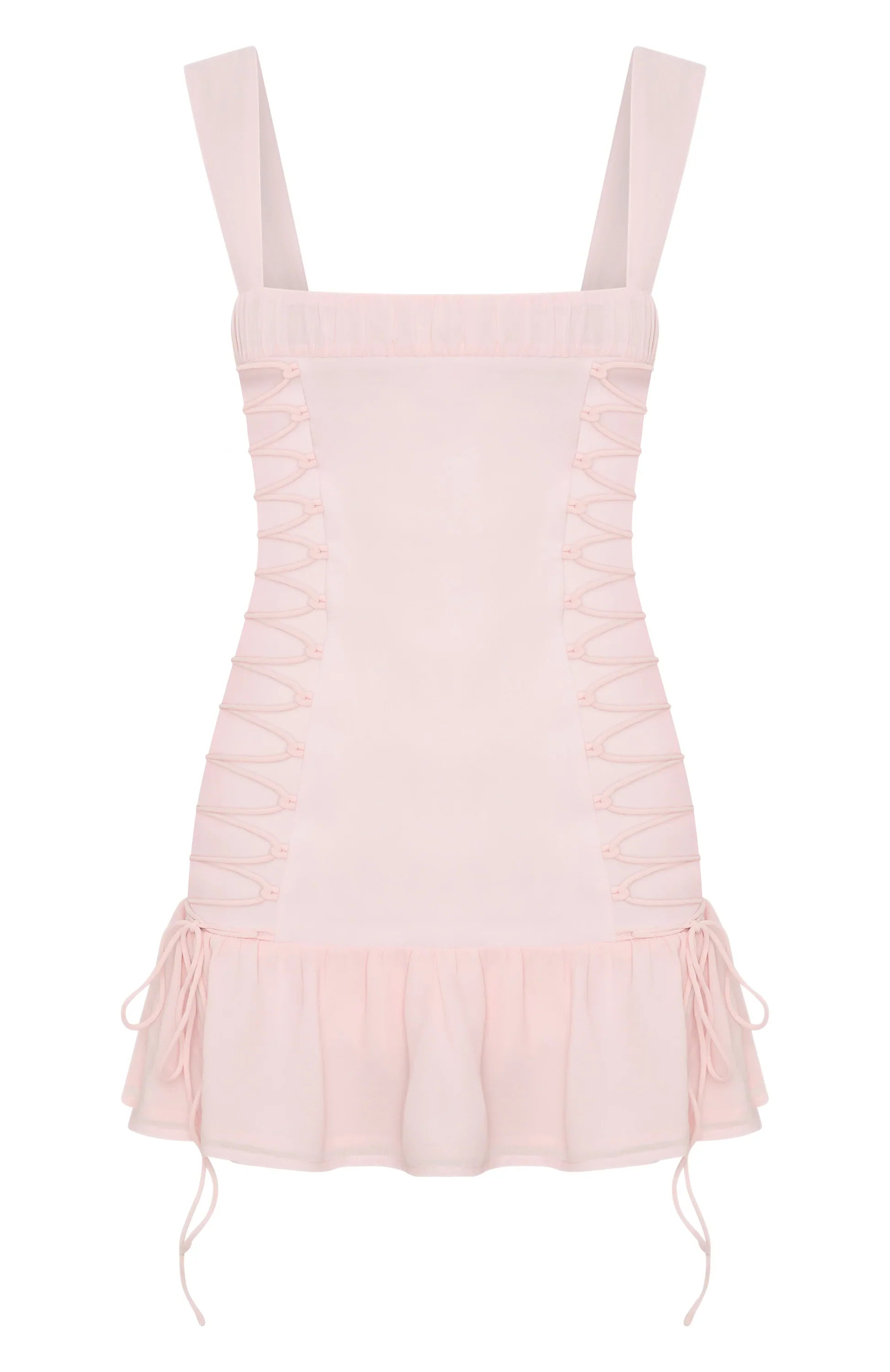 Rush In Mini Dress Baby Pink