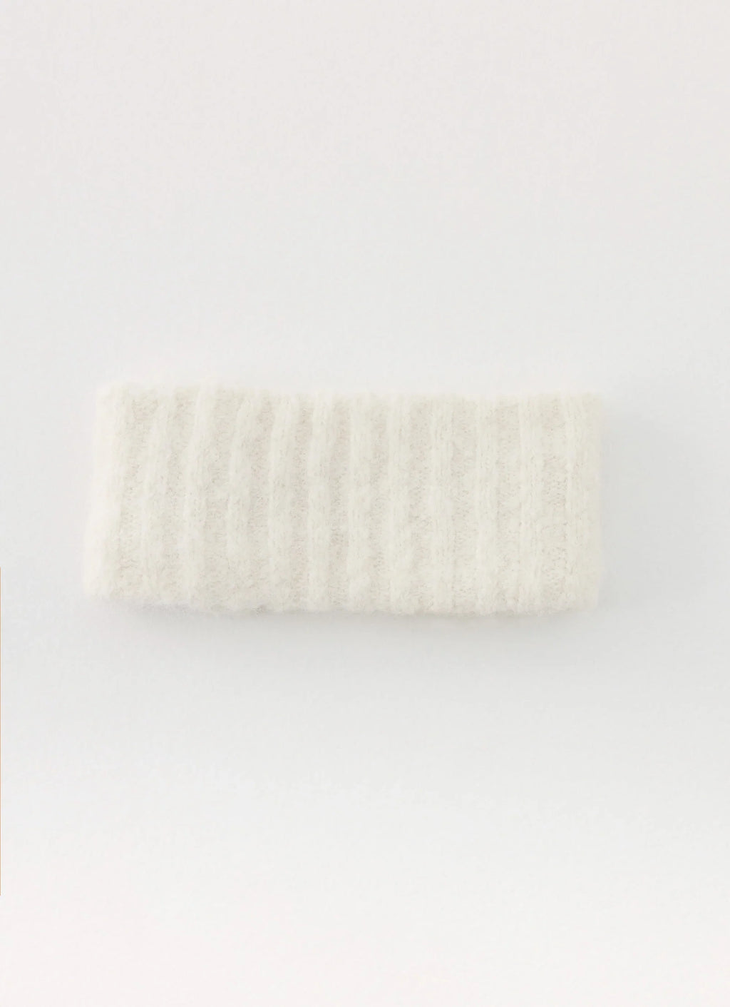Snow Ball Knit headband - Cream