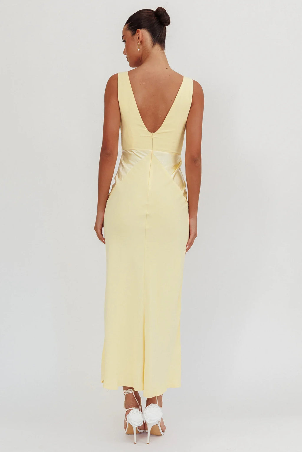 Soul Fire V-Neck Maxi Dress Butter