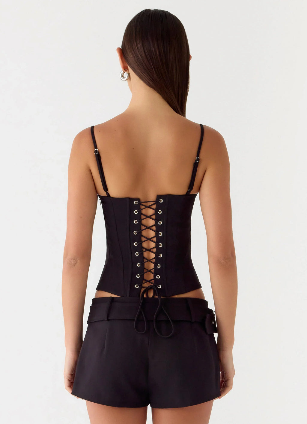 Favourite Moment Belt Mini Shorts - Black